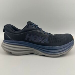 Hoka One One Bondi 8 Mens Size 13 D Blue Gray Running Shoes Sneakers